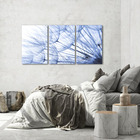 Quadro Decorativo Dente De Leão Azul