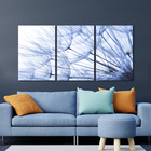 Quadro Decorativo Dente De Leão Azul