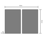 Quadro Decorativo Dente De Leão Em Preto E Branco 2 Telas