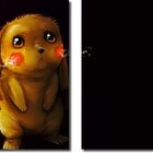 Quadro Decorativo Desenho Pikachu 2 Peças