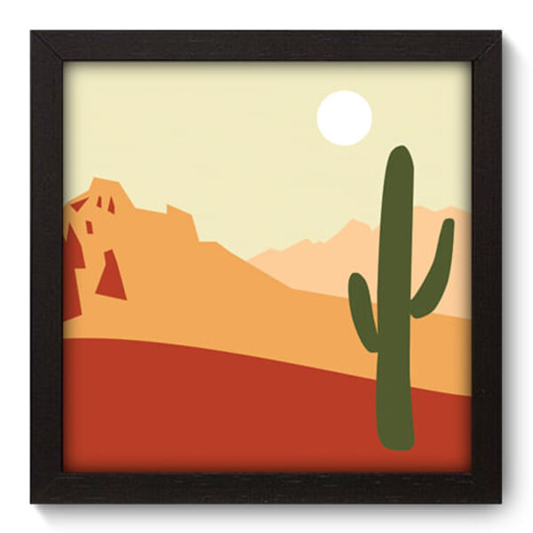 Quadro Decorativo - Deserto - 22cm X 22cm - 043qdpp