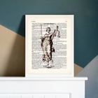 Quadro Decorativo Deusa Da Justiça vintage 24x18cm Moldura:ma