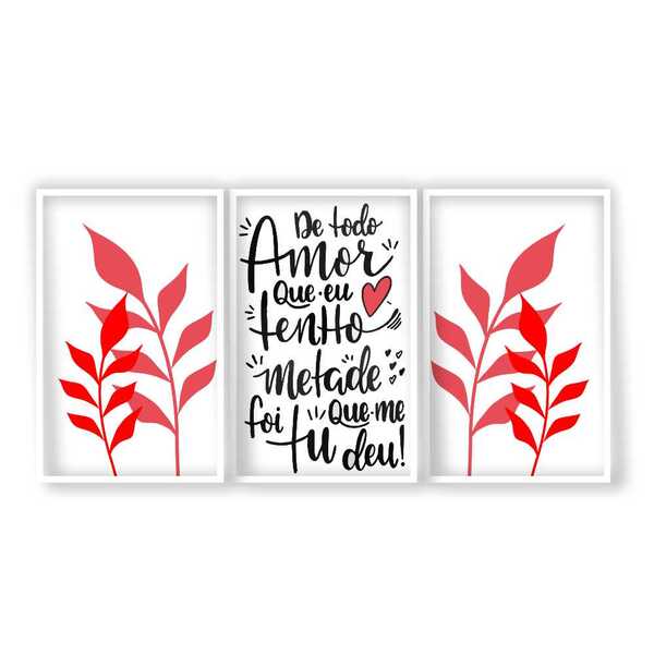 Quadro Decorativo Dia Das Mães 120x60 - 3 - Branca