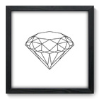 Quadro Decorativo - Diamante - 33cm X 33cm - 369qddp