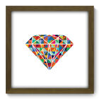 Quadro Decorativo - Diamante - 33cm X 33cm - 442qddm
