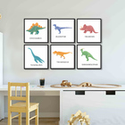 Quadro Decorativo Dinossauros Para Quarto Infantil