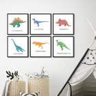 Quadro Decorativo Dinossauros Para Quarto Infantil