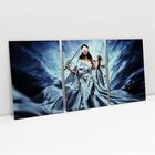 Quadro Decorativo Direito Deusa Da Justiça 3 Telas