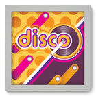 Quadro Decorativo - Disco - 22cm X 22cm - 019qdgb