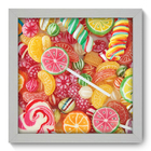 Quadro Decorativo - Doces - 22cm X 22cm - 095qdcb