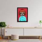Quadro Decorativo Dog A La Rita Lee 45x34cm A3 (45 X 34)