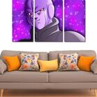 Quadro Decorativo Dragon Ball Z Goku Super Sayajin 3 Peças