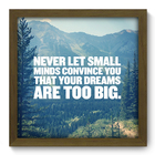 Quadro Decorativo - Dream - 33cm X 33cm - 086qdrm