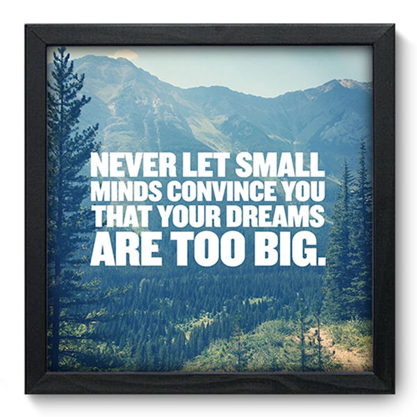 Quadro Decorativo - Dream - 33cm X 33cm - 086qdrp