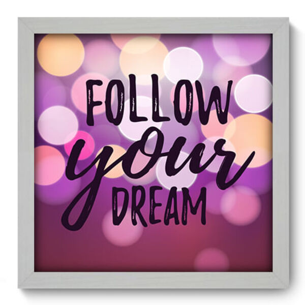 Quadro Decorativo - Dream - 33cm X 33cm - 175qdrb