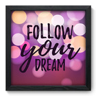 Quadro Decorativo - Dream - 33cm X 33cm - 175qdrp