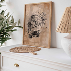 Quadro Decorativo Duplo - Díptico Anéis Do Tempo 120x180cm -