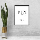 Quadro Decorativo E Divertido Para Banheiro Minimalista 45x34