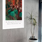 Quadro Decorativo Edgar Degas Dancers  - 70x50cm Moldura Preta