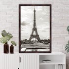 Quadro Decorativo Eiffel Marrom com Vidro 40x60cm Tropical