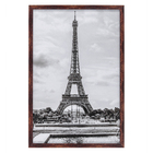 Quadro Eiffel Marrom com Vidro 40x60cm Tropical