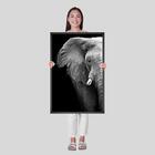 Quadro Decorativo Elefante 05 60x90x2,8 Flex Pvc Luven Pre