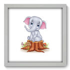 Quadro Decorativo - Elefante - 33cm X 33cm - 121qdib