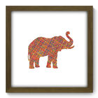 Quadro Decorativo - Elefante - 33cm X 33cm - 300qdsm