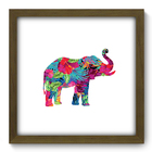 Quadro Decorativo - Elefante - 33cm X 33cm - 301qdsm