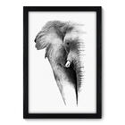 Quadro Decorativo - Elefante - 35cm X 50cm - 040qnscp