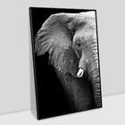Quadro Decorativo Elefante 60x90x4,4 Nova Moldura Luven Pre