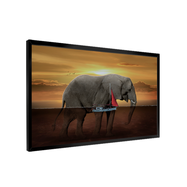 Quadro Decorativo Elefante Aquático