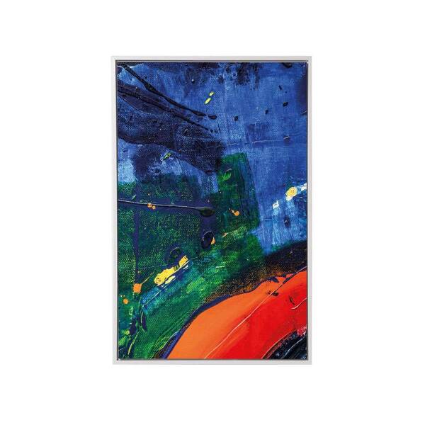 Quadro Decorativo Em Canvas Com Moldura Branca 80x52cm 15118-