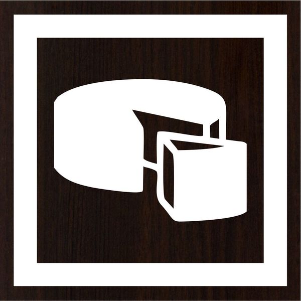 Quadro Decorativo Em Mdf Tabaco Com Aplique Formato Queijo Leroy Merlin