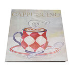 Quadro Decorativo Em Tela 30 X 30cm Frase Cappuccino