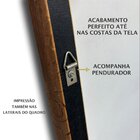 Quadro Decorativo Em Tela Impressa Abstrata Decore Pronto