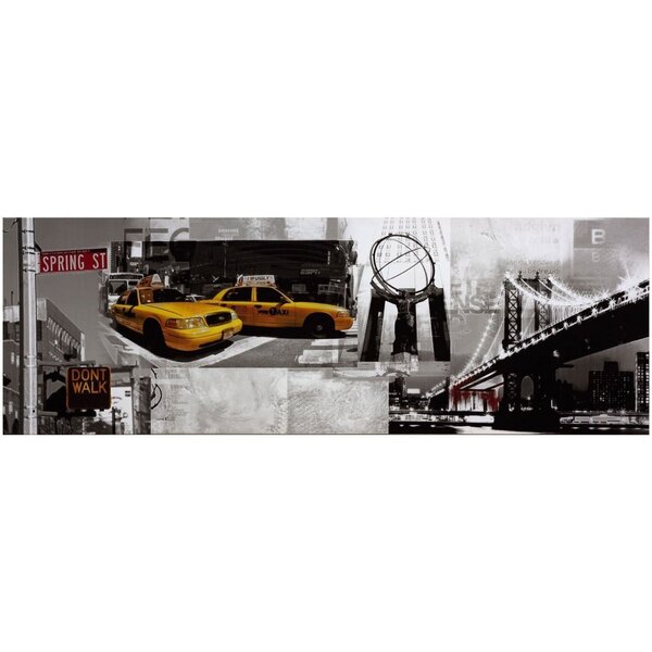 Quadro Decorativo Em Tela Impressa Nova York Decore Pronto