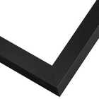 Quadro Decorativo Em Vinil All Stars 30x53 Com Moldura - Preto