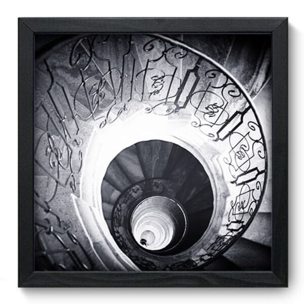 Quadro Decorativo - Escada - 33cm X 33cm - 055qndbp