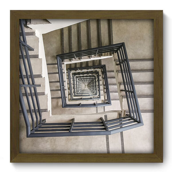 Quadro Decorativo - Escada - 33cm X 33cm - 259qddm
