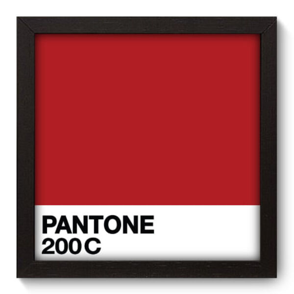 Quadro Decorativo - Escala De Cores - 22cm X 22cm - 055qddp