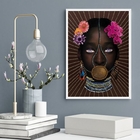 Quadro Decorativo Escrava Anastácia 24x18cm - Com Vidro Moldu