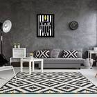 Quadro Decorativo Escudo Atlético Mg Fundo Listrado 45x34cm A