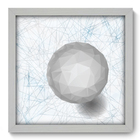 Quadro Decorativo - Esfera - 33cm X 33cm - 021qdab