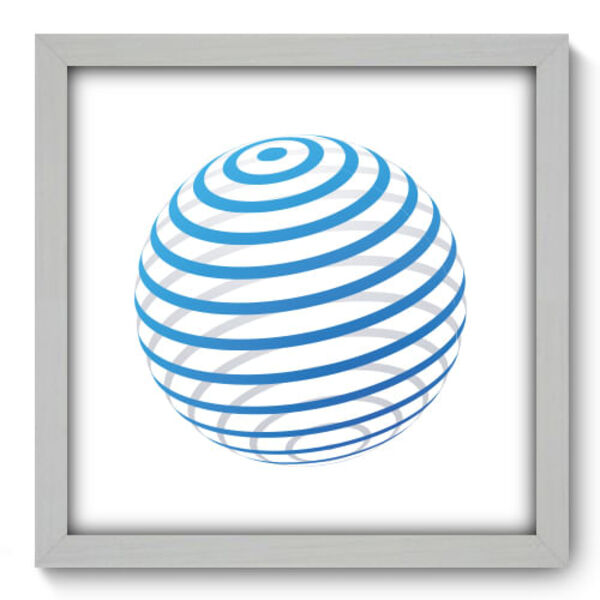 Quadro Decorativo - Esfera - 33cm X 33cm - 153qnabb