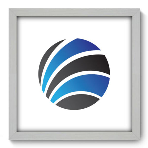 Quadro Decorativo - Esfera - 33cm X 33cm - 194qnabb