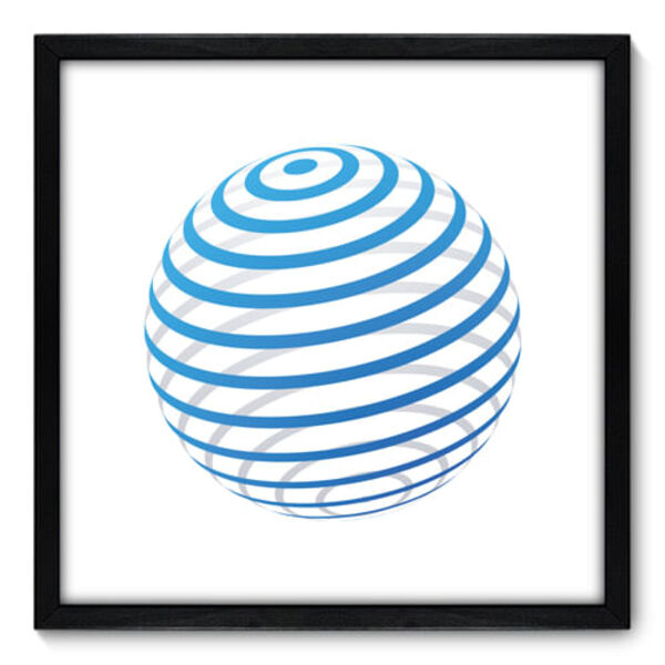 Quadro Decorativo - Esfera - 50cm X 50cm - 153qnacp