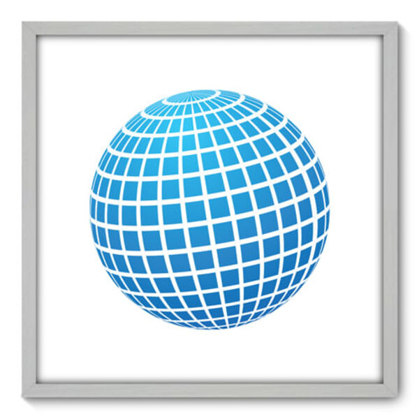 Quadro Decorativo - Esfera - 70cm X 70cm - 152qnadb