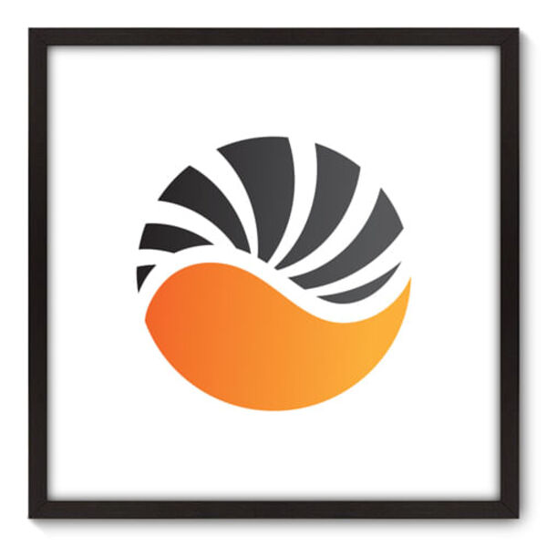 Quadro Decorativo - Esfera - 70cm X 70cm - 193qnadp