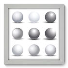 Quadro Decorativo - Esferas - 22cm X 22cm - 154qnaab